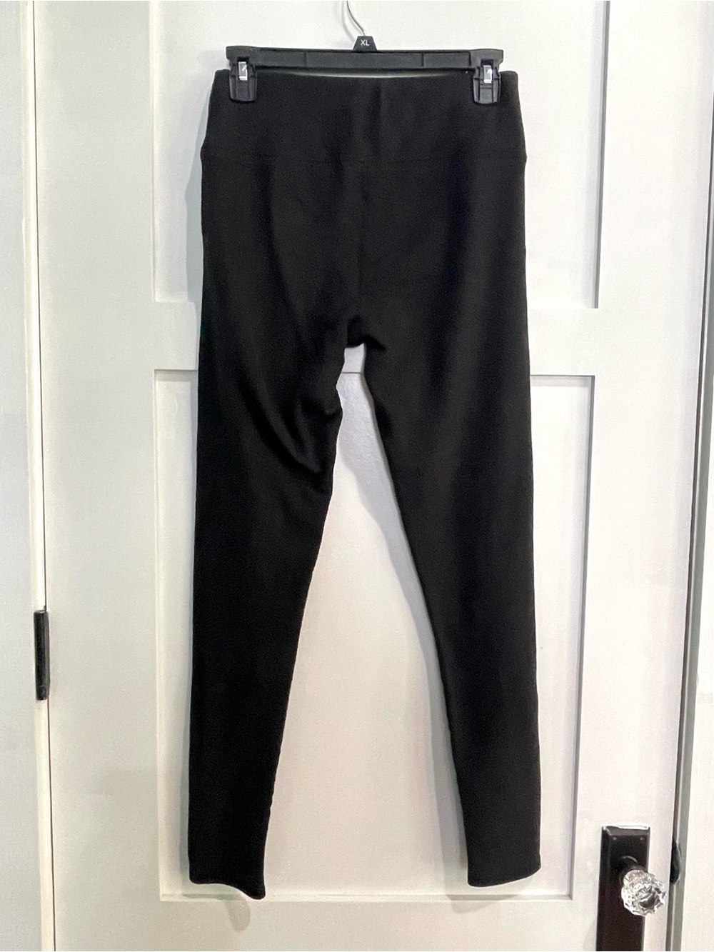 Cuddl Duds Women’s  Black Fleece Stretch Leggings